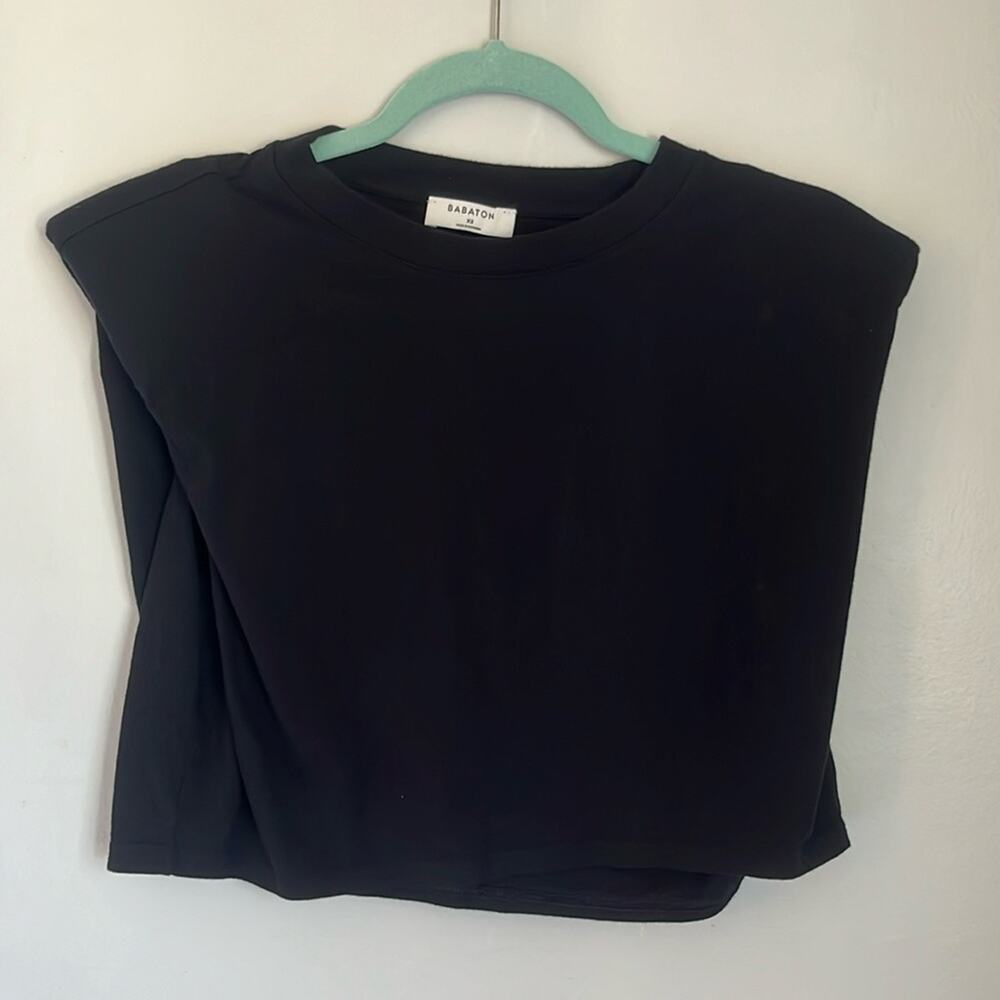 Babaton croped muscle tee top. Size XS